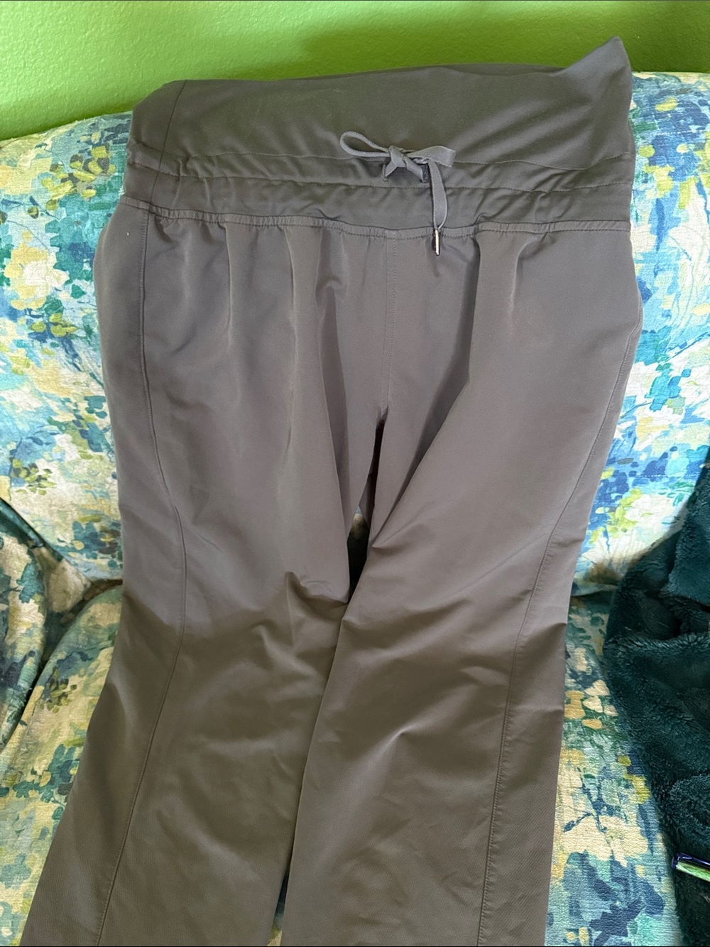 Athleta Grey Drawstring Waist Track Pants